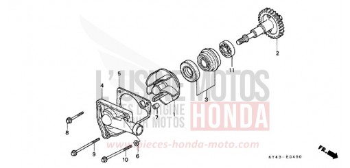 POMPE A EAU NSR125RL de 1990